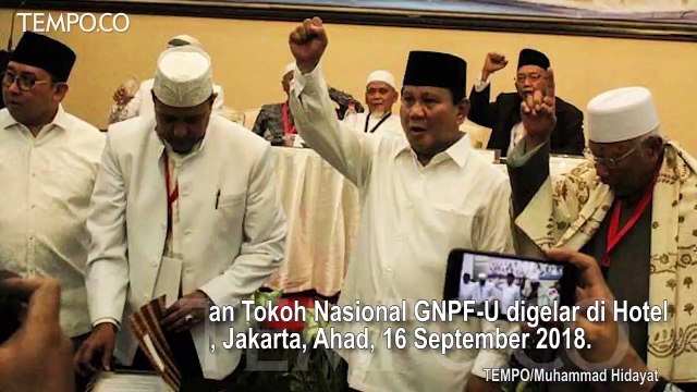 Ijtima Ulama II Sepakat Dukung Prabowo-Sandiaga di Pilpres 2019