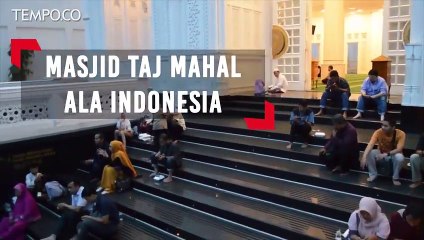 Suasana Ramadan di Masjid Taj Mahal ala Indonesia