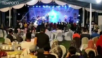 Detik-detik Tsunami Terjang Band Seventeen Saat Manggung