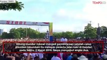 Hitung Mundur, Jokowi Hindari Menyebut Angka Dua