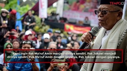 Ma'ruf Amin Tak Akan Tiru Gaya Jokowi dalam Debat