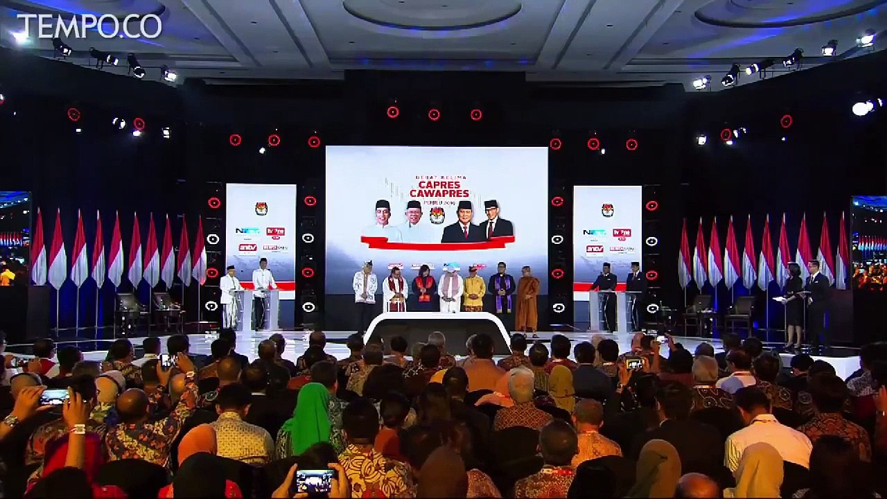 LIVE STREAMING: DEBAT PILPRES 2019 (PUTARAN KELIMA)