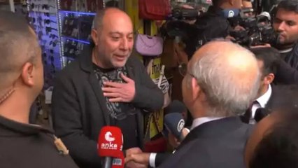 Kılıçdaroğlu'nun Kilis'te dinlediği esnaf: Taksim’de bomba patladı hepimizin için yandı, ama bize burada her gün bomba patlıyor