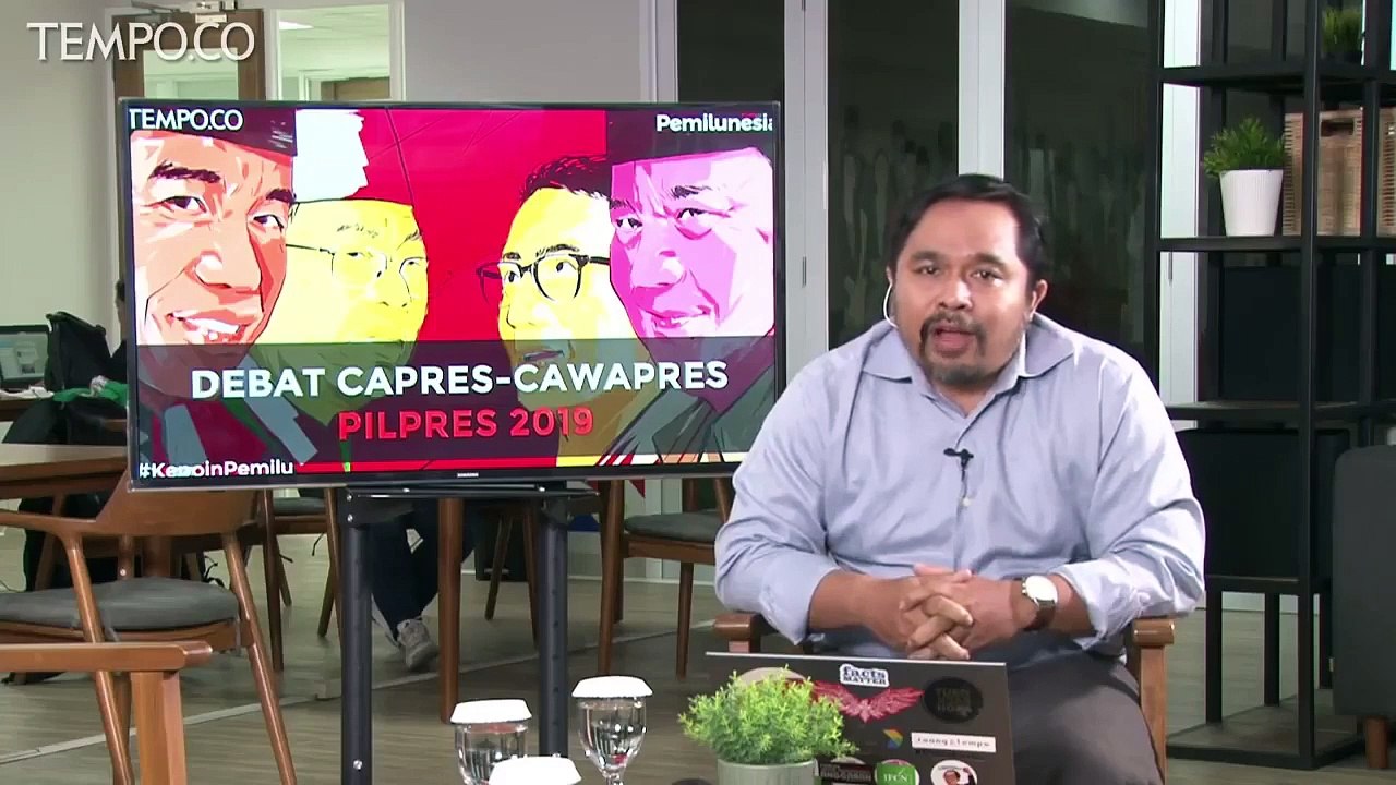 LIVE STREAMING: DEBAT CAPRES-CAWAPRES PILPRES 2019