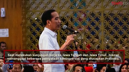 Mulai Tanggapi Serangan Kubu Prabowo, Jokowi: Masak Diam Terus