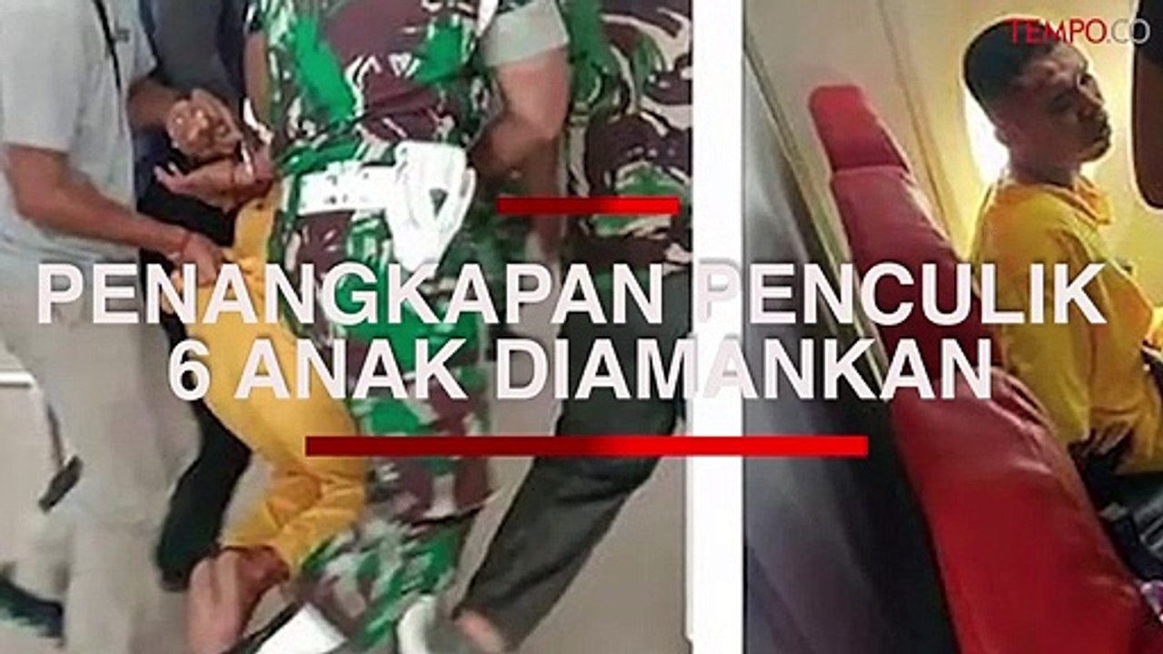 Detik-detik Pelaku Pedofil Penculik 6 Anak Ditangkap