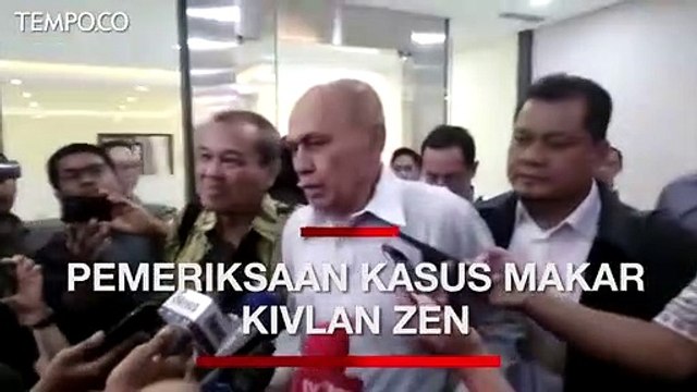 Kivlan Zen Jalani Pemeriksaan sebagai Tersangka Kasus Makar