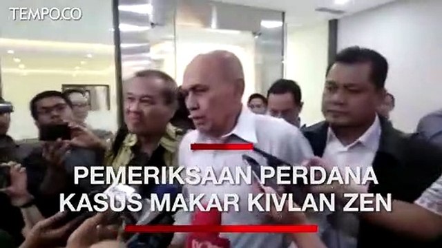 Pemeriksaan Perdana Kivlan Zen sebagai Tersangka Kasus Makar