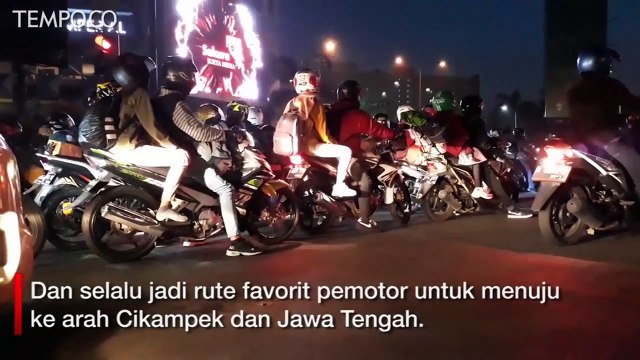 H-6 Lebaran, Pemudik Motor Mulai Padati Kalimalang