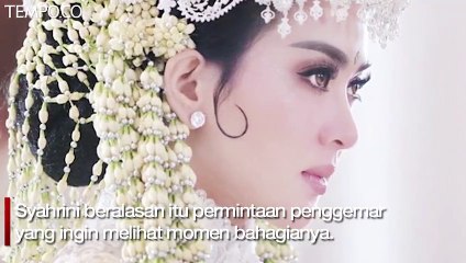 Tayangkan Prosesi Lamaran di Televisi, Ini Alasan Syahrini