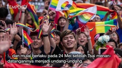 Pertama di Asia, Taiwan Legalkan Pernikahan Sesama Jenis