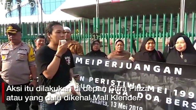 Keluarga Korban Peringati 21 Tahun Tragedi Kerusuhan Mei 1988