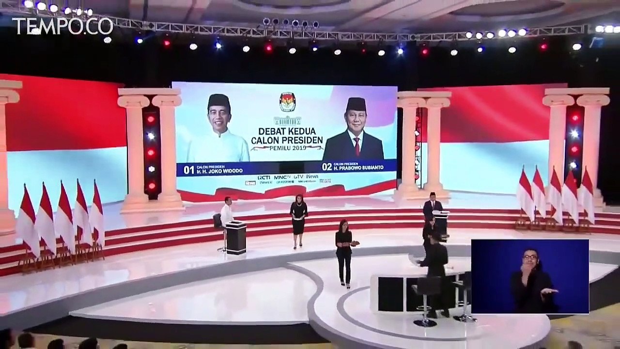 LIVE STREAMING: DEBAT PILPRES 2019 (PUTARAN KEDUA)