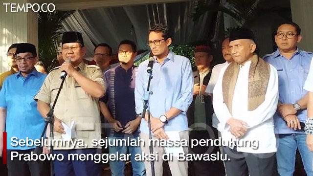 Batas Akhir Gugatan Pilpres, Kubu Prabowo Belum Lapor ke MK