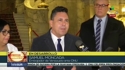 Embajador de Venezuela ante la ONU afirma que demanda de Guyana no tiene validez