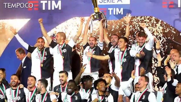 Perayaan Scudetto Pertama Ronaldo Bersama Juventus