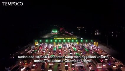 Pantauan Arus Mudik di Cikampek Utama