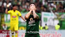 Kunci Sukses Arema Tahan Persebaya 2-2 di Final 1 Piala Presiden 2019