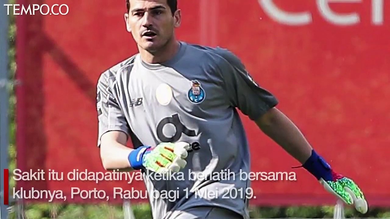 Serangan Jantung saat Latihan, Iker Casillas Dilarikan ke Rumah Sakit