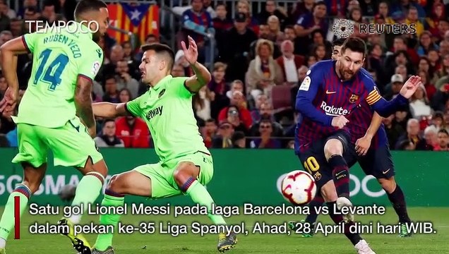 Messi Bawa Barcelona Raih Juara La Liga