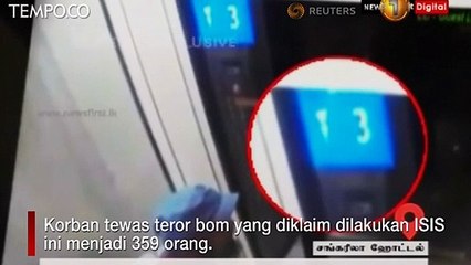 Rekaman CCTV, Gerak-Gerik 2 Pelaku Teror Masuk Hotel Sri Lanka Lalu Buuum