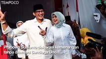 Kata BPN Soal Ketidakhadiran Sandiaga di Samping Prabowo