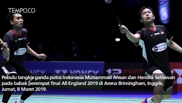 Ganda Putra Indonesia Melaju ke Semifinal All England 2019