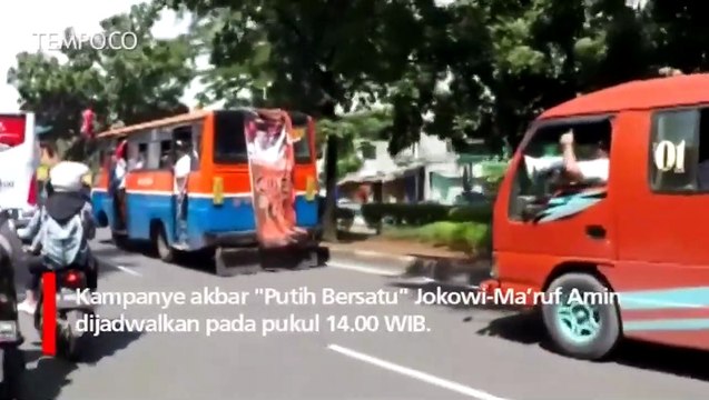 Kampanye Akbar Jokowi-Ma‚Äôruf Amin, GBK Dipadati Massa
