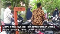 Hari Kedua Lebaran TPU Mulai Dipadati Peziarah