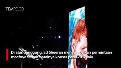 Konser Romantis Ed Sheeran di Jakarta
