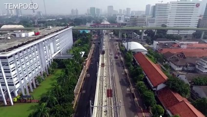 Video Drone: 1 April MRT Jakarta Beroperasi Secara Komersil