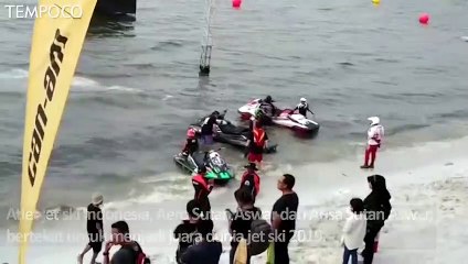 Aqsa dan Aero Sutan Aswar Incar Juara Dunia Jet Ski 2019