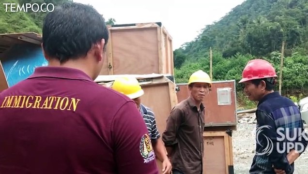 Imigrasi Sukabumi Amankan 7 WNA Cina Pekerja Pembangkit Listrik