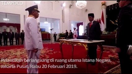 Jokowi Lantik Gubenur Riau Terpilih Syamsuar - Edi Natar