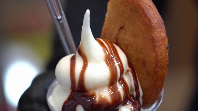 Pizza and Ice Cream Hotteok - Korean Street Food