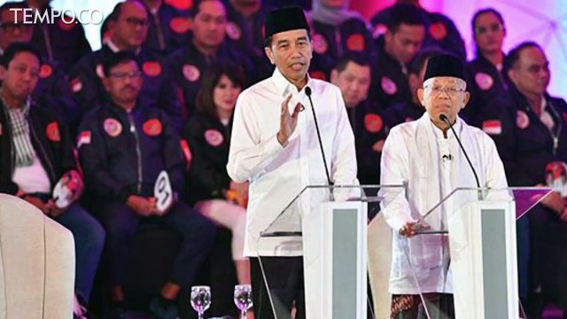 Survei CRC: Jokowi - Ma'ruf Unggul Atas Prabowo - Sandi
