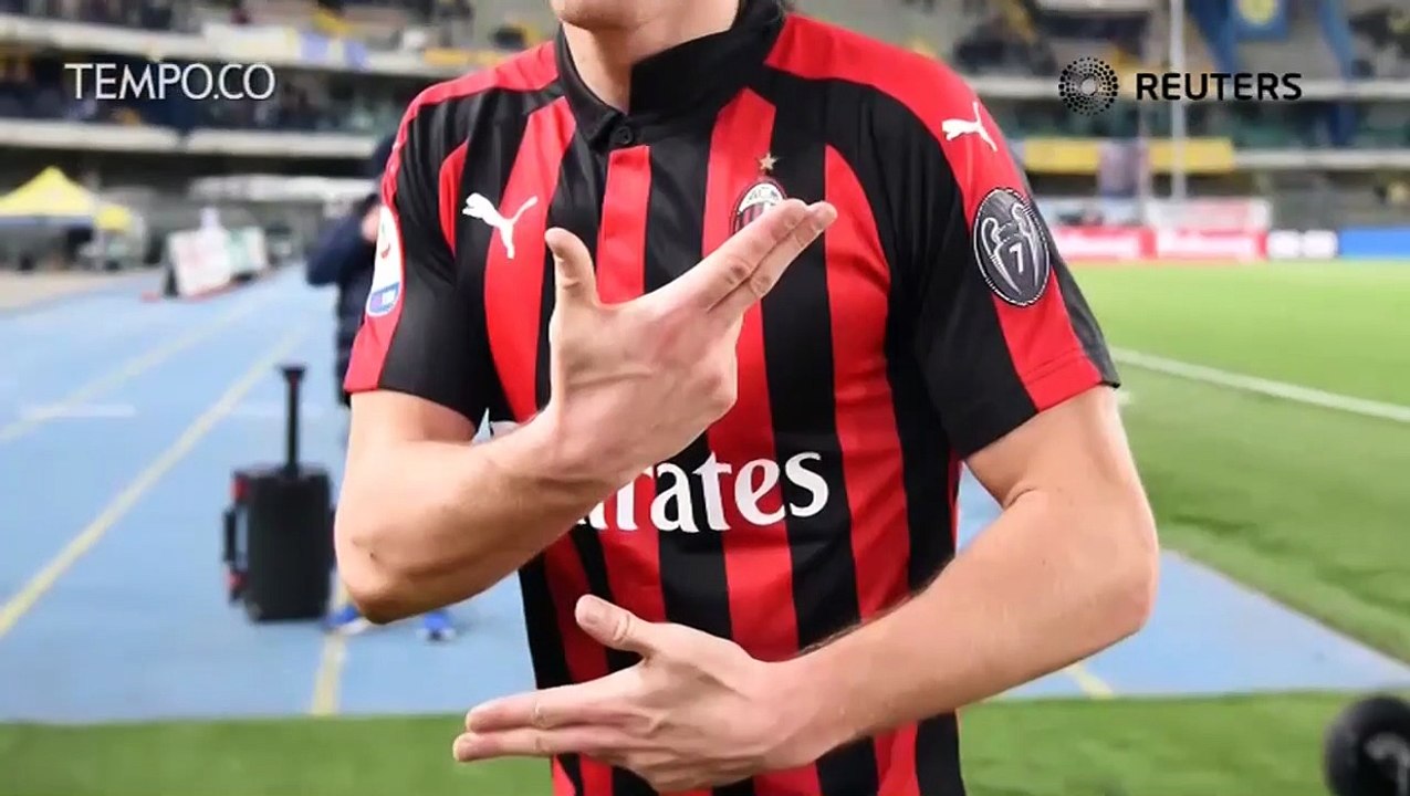 Gol Krzysztof Piatek Buat AC Milan Ungguli Chievo