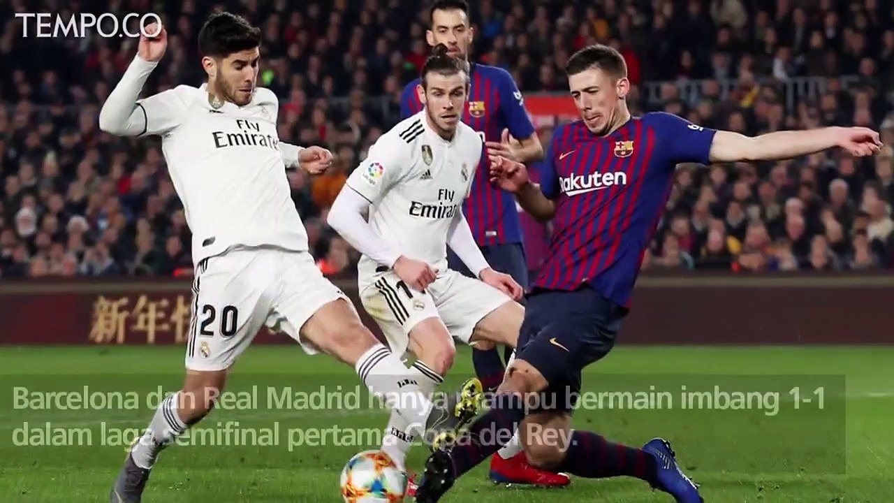 Hasil Copa del Rey: Barcelona Imbang Kontra Real Madrid