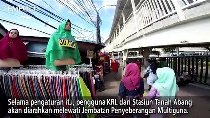 Jalan Jatibaru Steril dari Pejalan Kaki 7 Februari