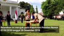 Jokowi Lantik Budi Waseso Jadi Ketua Pramuka 2018-2023