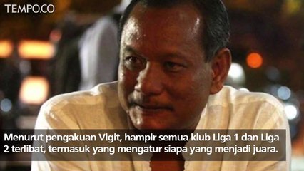 Kasus Mafia Skor, Vigit Waluyo: Hampir Semua Terlibat
