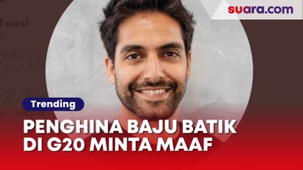 WNA Penghina Baju Batik Indonesia di G20 Minta Maaf dan Ngaku Hanya Guyonan