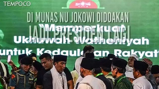 Di Munas Ulama NU, Jokowi Didoakan Jadi Presiden Lagi
