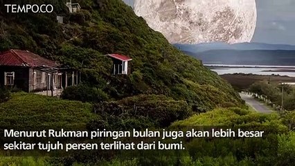 Supermoon 21 Januari, Bulan Purnama Membesar dan Lebih Terang