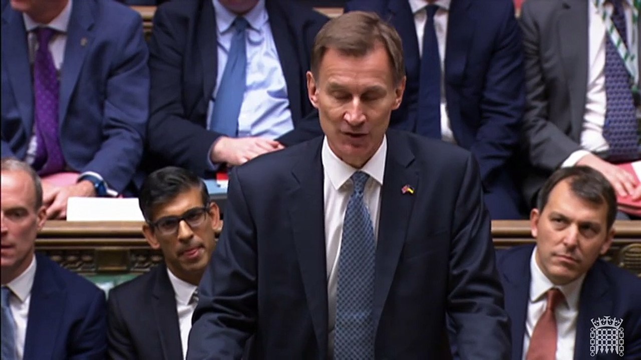 Chancellor of the Exchequer delivering his Autumn Statement