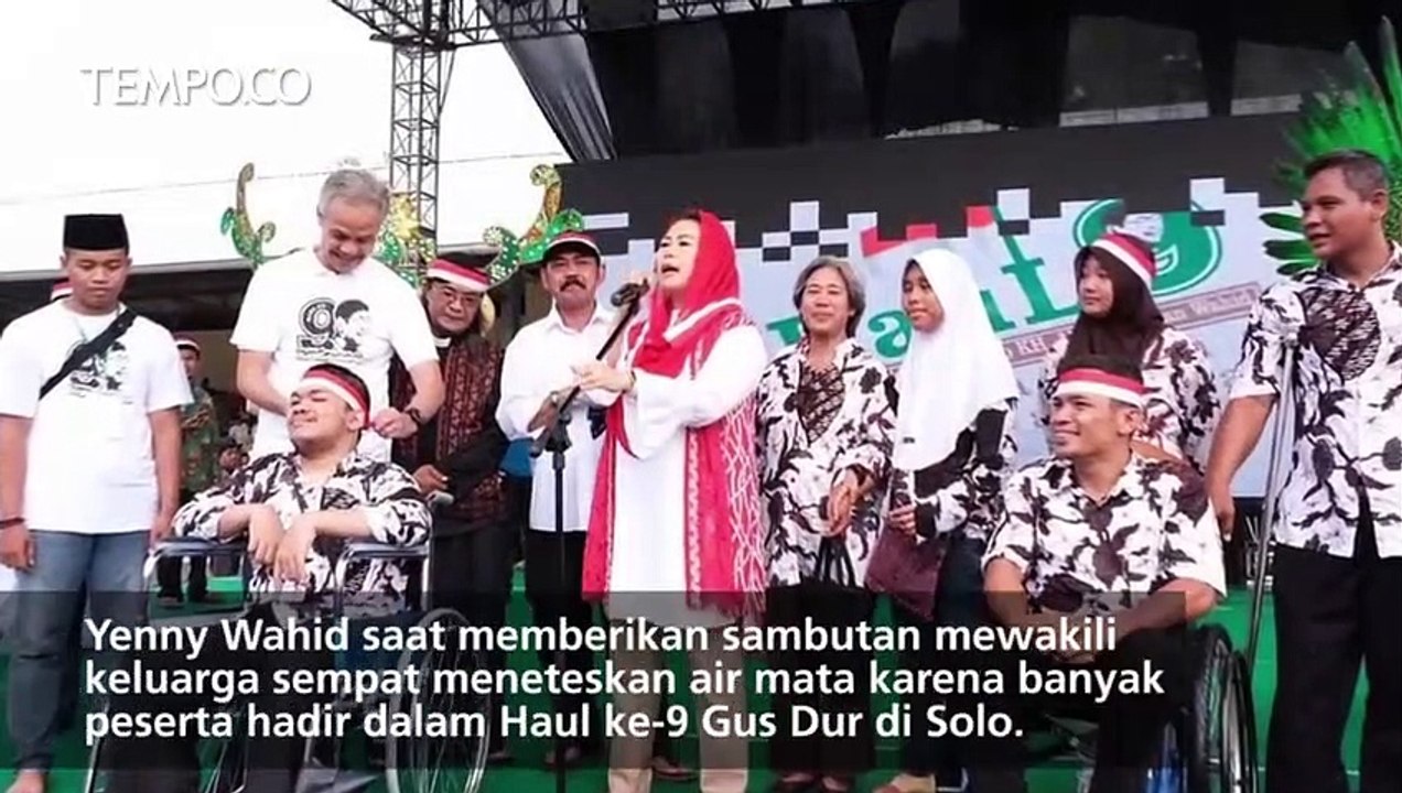 Yenny Wahid Terharu Saat Peringatan Haul ke-9 Gusdur