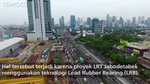 Video Drone: Melihat Konstruksi LRT yang Dibuat Tahan Gempa