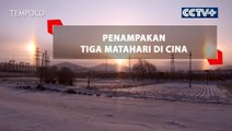 Penampakan Tiga Matahari di Cina