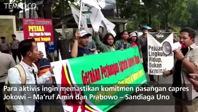 Debat Capres 2, Aktivis Lingkungan Tuntut Reformasi Agraria