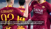 Kemenangan Telak Tiga Gol AS Roma Libas Chievo